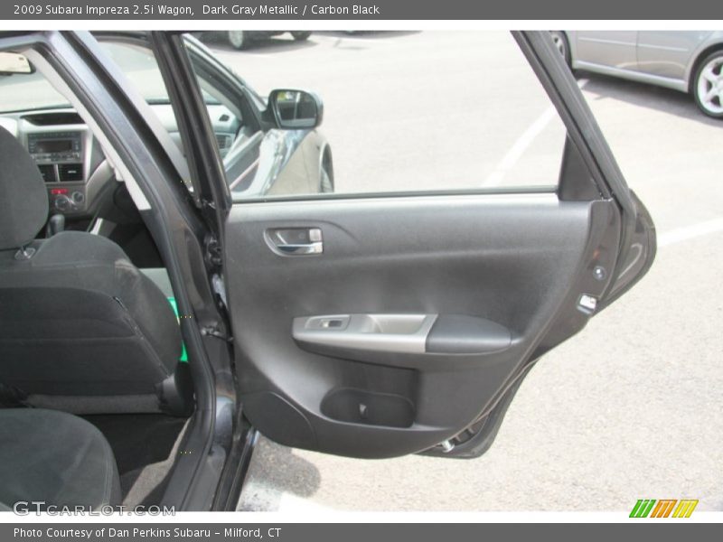 Dark Gray Metallic / Carbon Black 2009 Subaru Impreza 2.5i Wagon
