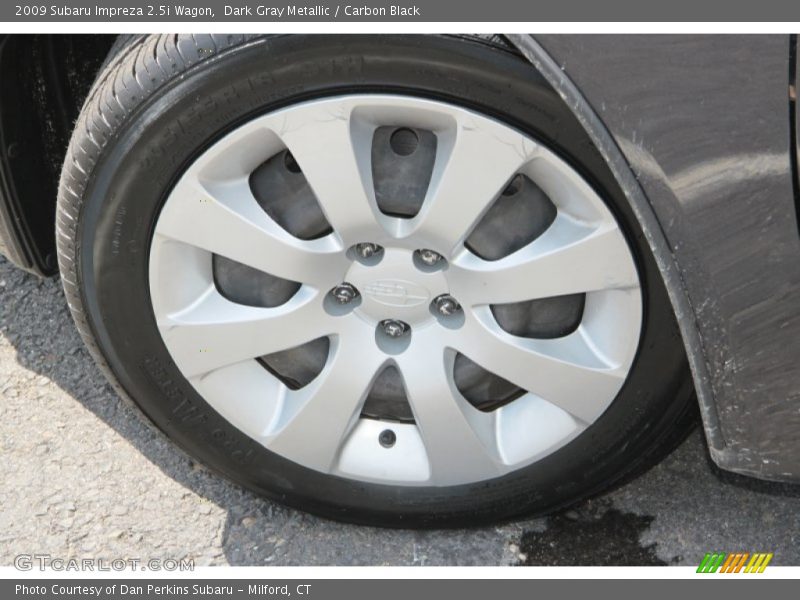 Dark Gray Metallic / Carbon Black 2009 Subaru Impreza 2.5i Wagon