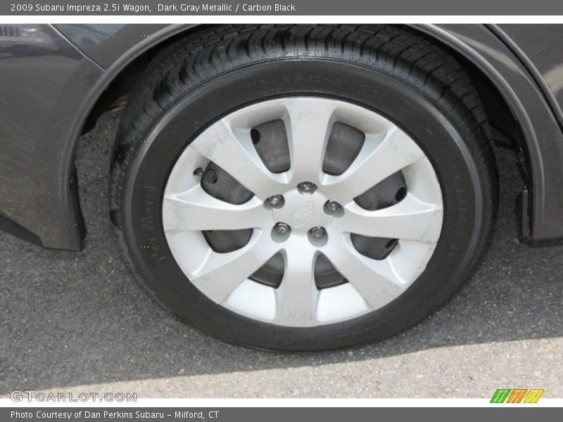 Dark Gray Metallic / Carbon Black 2009 Subaru Impreza 2.5i Wagon