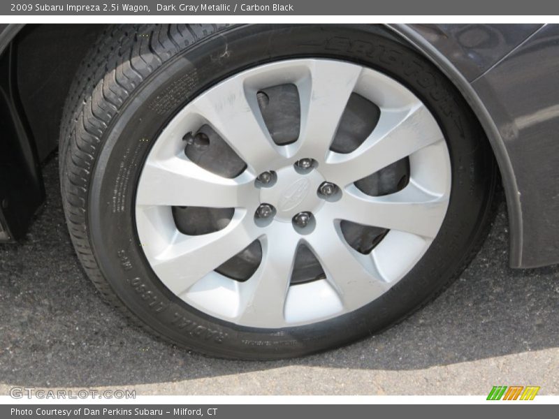 Dark Gray Metallic / Carbon Black 2009 Subaru Impreza 2.5i Wagon