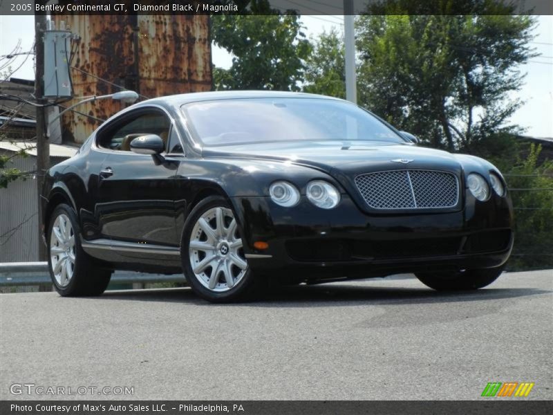 Diamond Black / Magnolia 2005 Bentley Continental GT