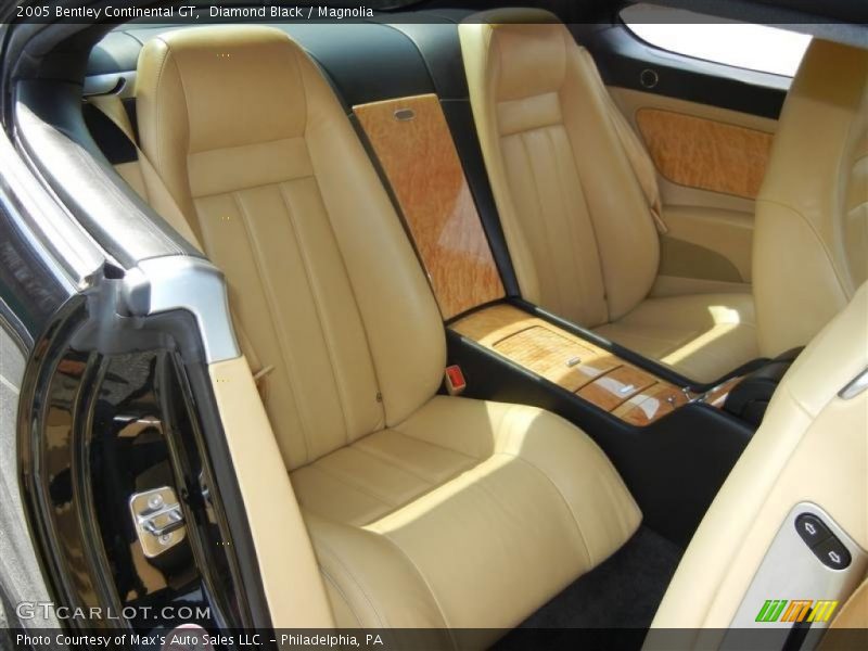 Rear Seat of 2005 Continental GT 