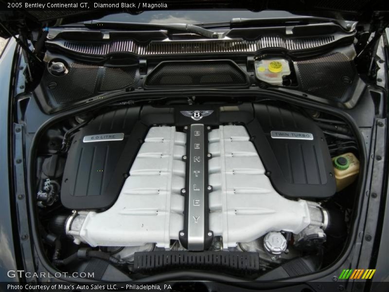  2005 Continental GT  Engine - 6.0L Twin-Turbocharged DOHC 48V VVT W12