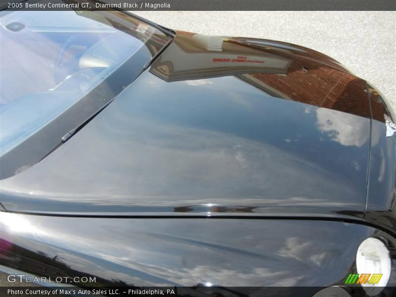 Diamond Black / Magnolia 2005 Bentley Continental GT