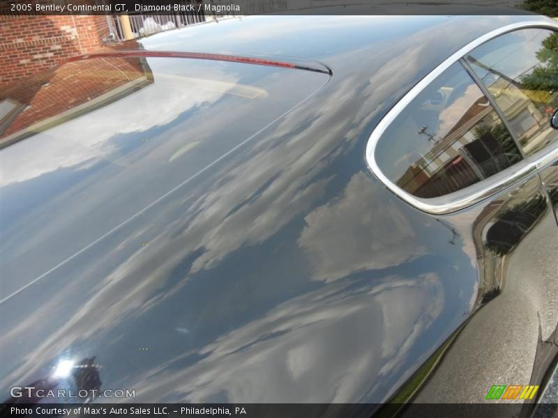 Diamond Black / Magnolia 2005 Bentley Continental GT