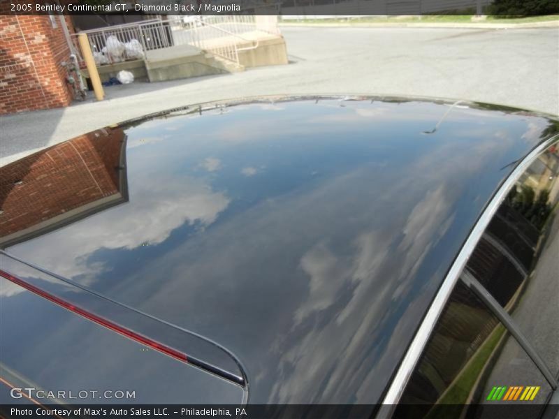 Diamond Black / Magnolia 2005 Bentley Continental GT