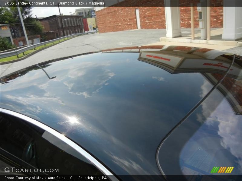 Diamond Black / Magnolia 2005 Bentley Continental GT