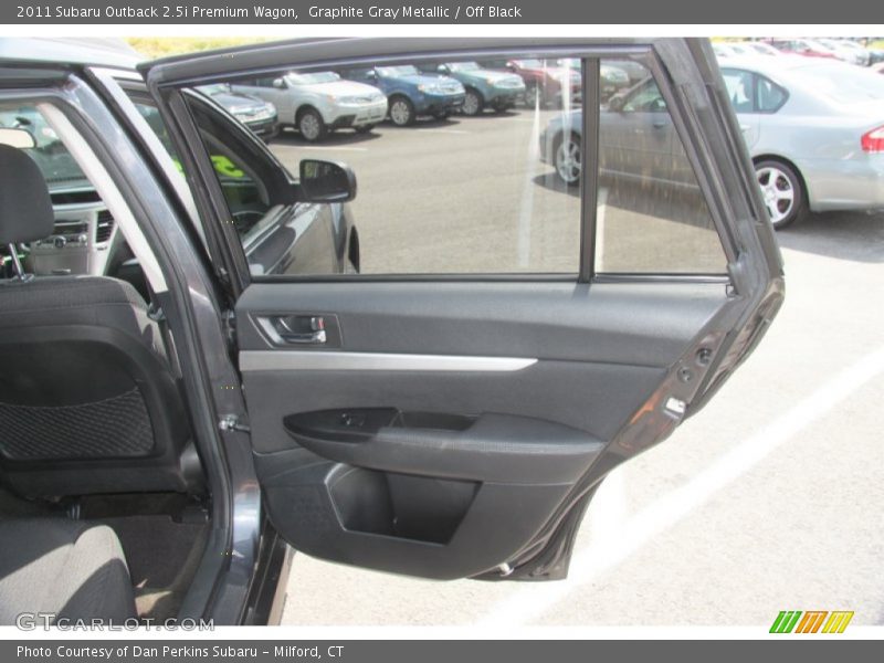 Graphite Gray Metallic / Off Black 2011 Subaru Outback 2.5i Premium Wagon