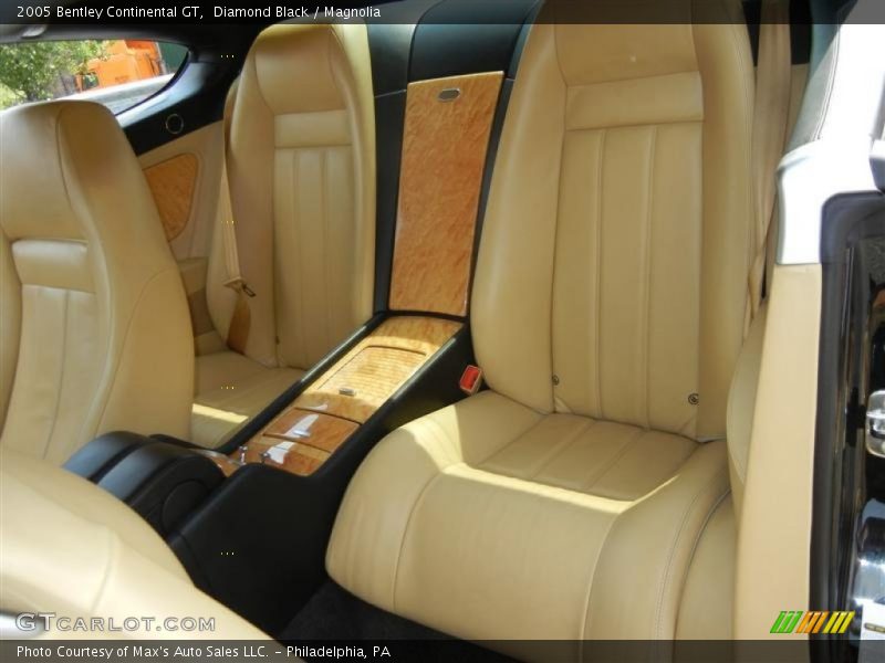 Rear Seat of 2005 Continental GT 