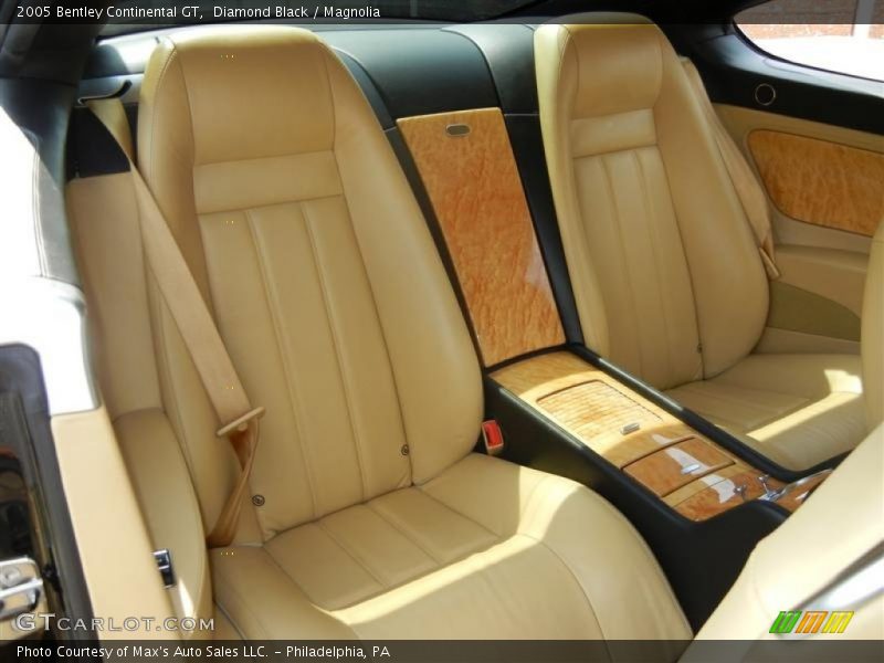 Rear Seat of 2005 Continental GT 