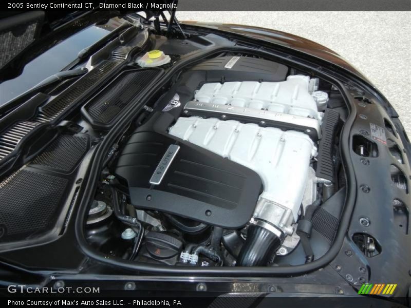  2005 Continental GT  Engine - 6.0L Twin-Turbocharged DOHC 48V VVT W12
