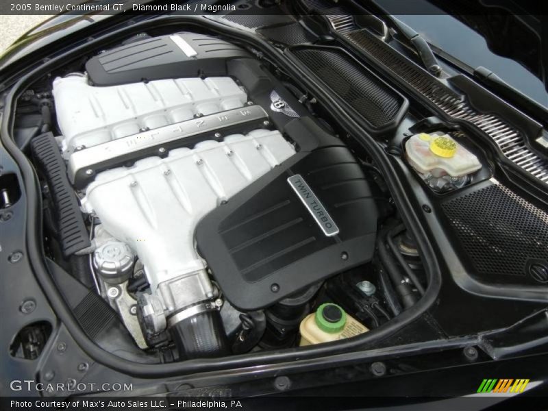  2005 Continental GT  Engine - 6.0L Twin-Turbocharged DOHC 48V VVT W12