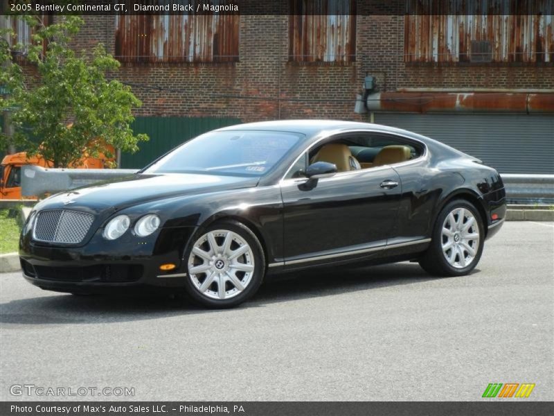 Diamond Black / Magnolia 2005 Bentley Continental GT