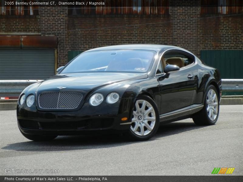 Diamond Black / Magnolia 2005 Bentley Continental GT