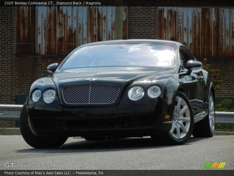 Diamond Black / Magnolia 2005 Bentley Continental GT