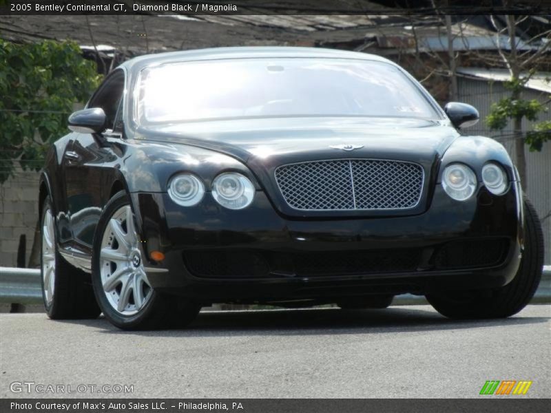 Diamond Black / Magnolia 2005 Bentley Continental GT