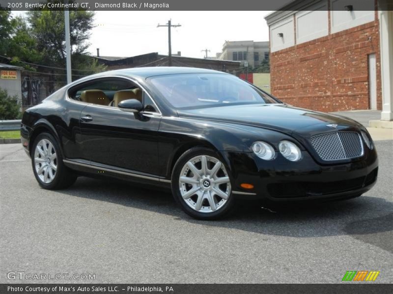 Diamond Black / Magnolia 2005 Bentley Continental GT