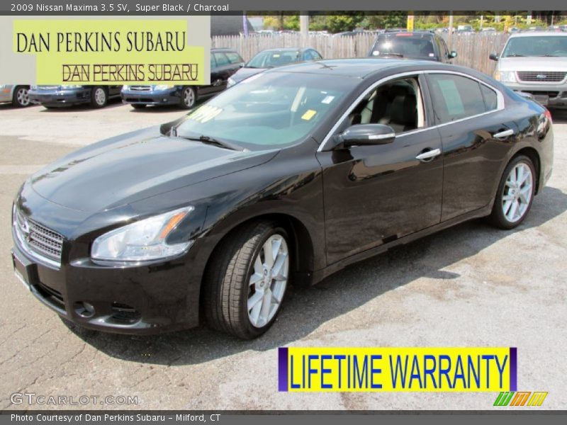 Super Black / Charcoal 2009 Nissan Maxima 3.5 SV