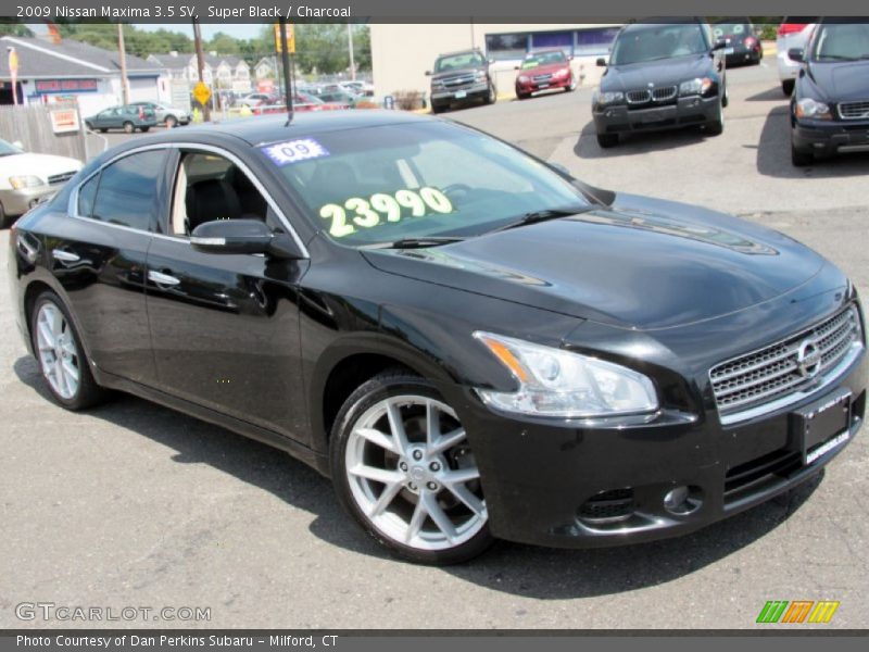 Super Black / Charcoal 2009 Nissan Maxima 3.5 SV