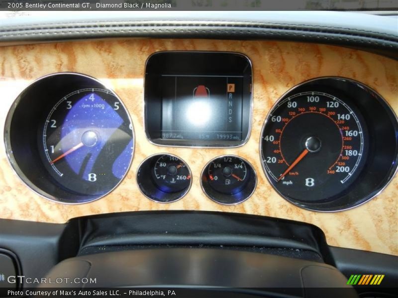  2005 Continental GT   Gauges