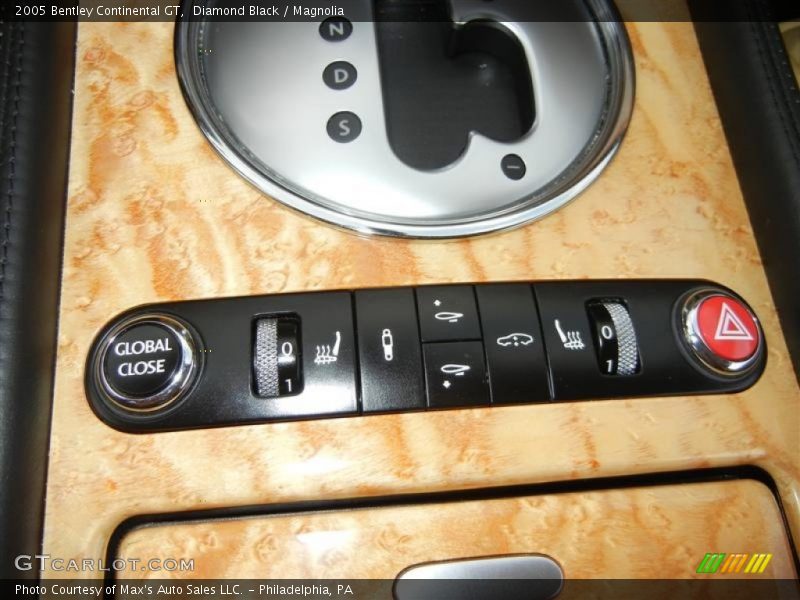 Controls of 2005 Continental GT 