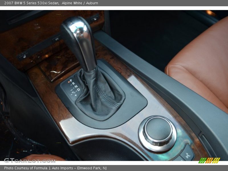 Alpine White / Auburn 2007 BMW 5 Series 530xi Sedan