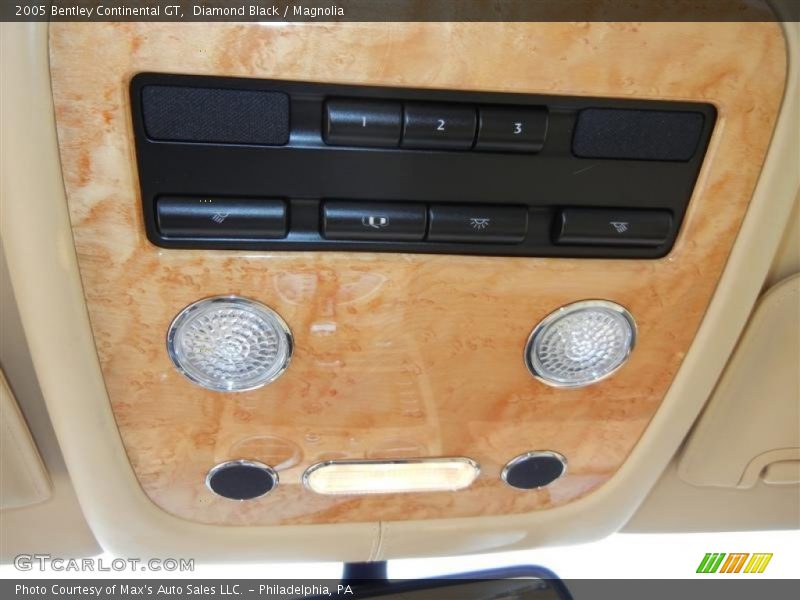 Controls of 2005 Continental GT 