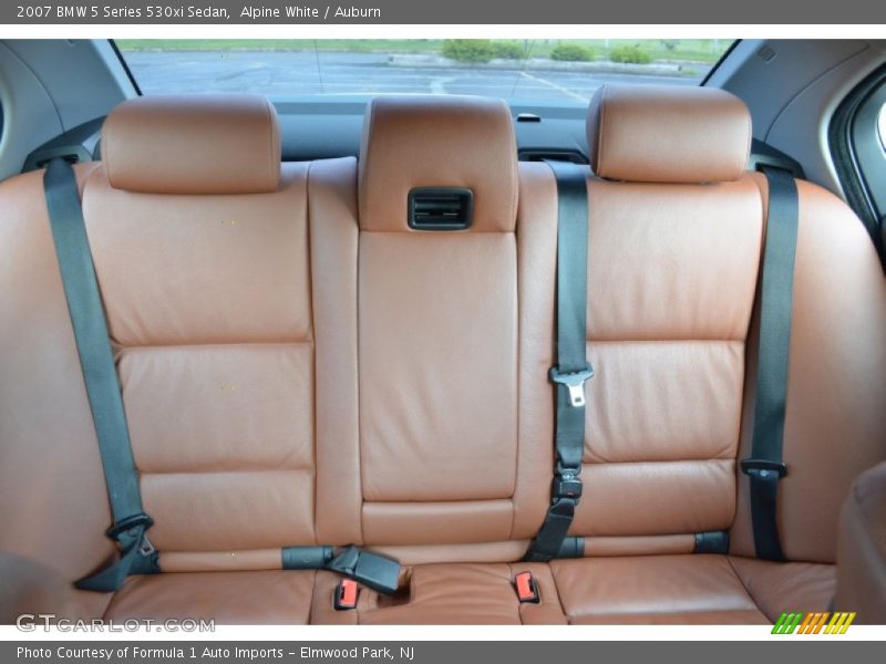 Alpine White / Auburn 2007 BMW 5 Series 530xi Sedan