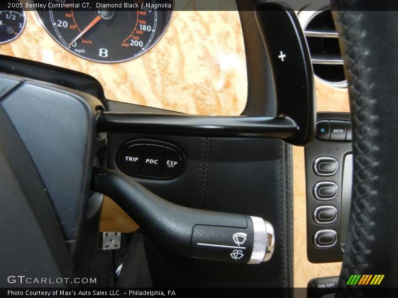 Controls of 2005 Continental GT 