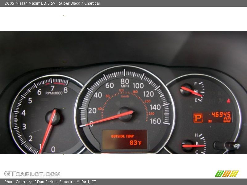 Super Black / Charcoal 2009 Nissan Maxima 3.5 SV