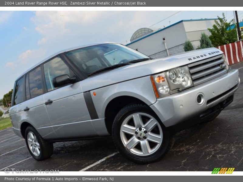 Zambezi Silver Metallic / Charcoal/Jet Black 2004 Land Rover Range Rover HSE