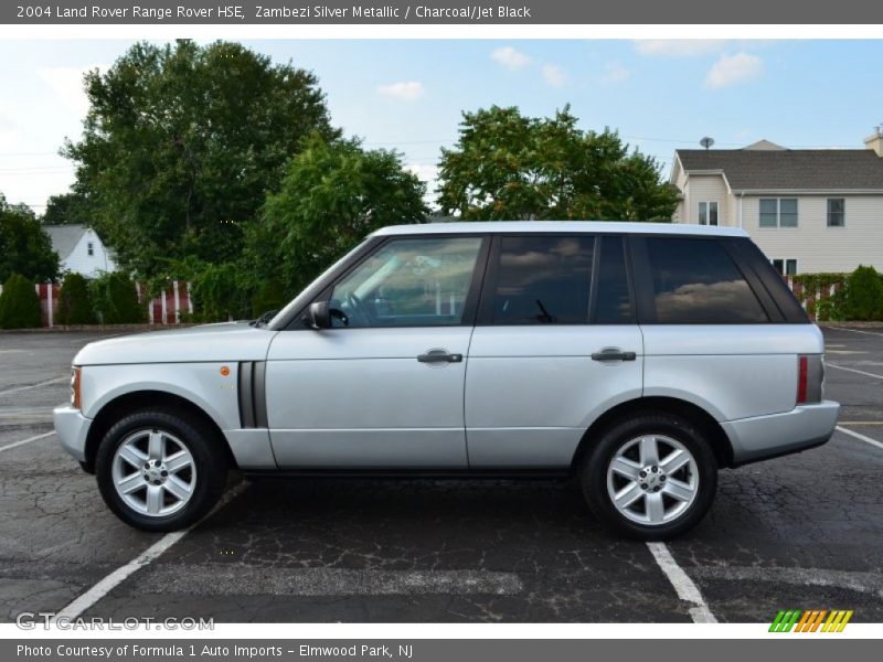 Zambezi Silver Metallic / Charcoal/Jet Black 2004 Land Rover Range Rover HSE