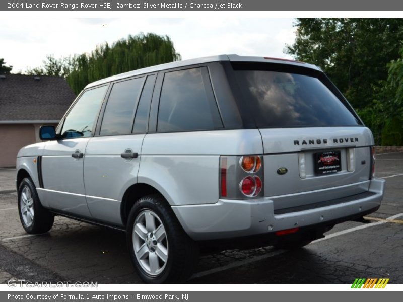 Zambezi Silver Metallic / Charcoal/Jet Black 2004 Land Rover Range Rover HSE