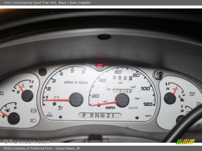 Black / Dark Graphite 2001 Ford Explorer Sport Trac 4x4