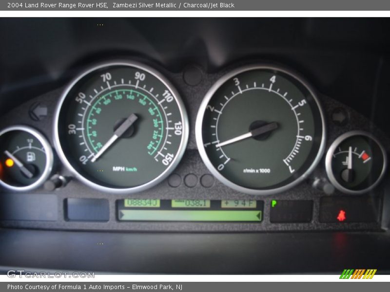 Zambezi Silver Metallic / Charcoal/Jet Black 2004 Land Rover Range Rover HSE