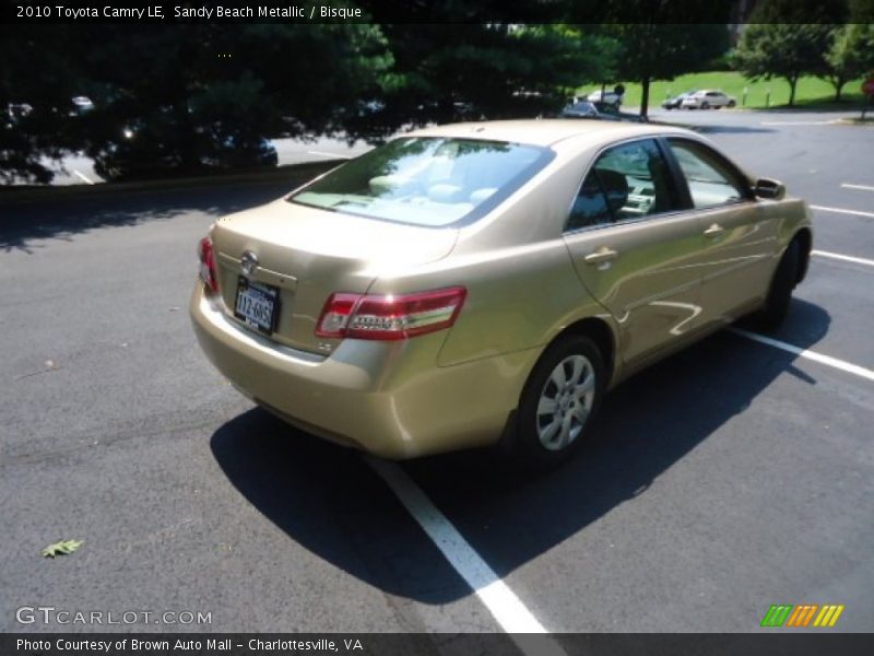 Sandy Beach Metallic / Bisque 2010 Toyota Camry LE