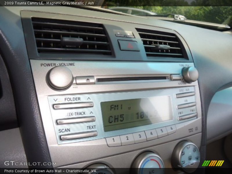 Magnetic Gray Metallic / Ash 2009 Toyota Camry LE