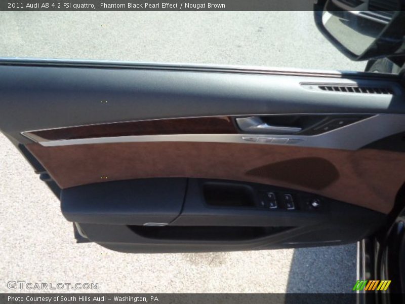 Phantom Black Pearl Effect / Nougat Brown 2011 Audi A8 4.2 FSI quattro