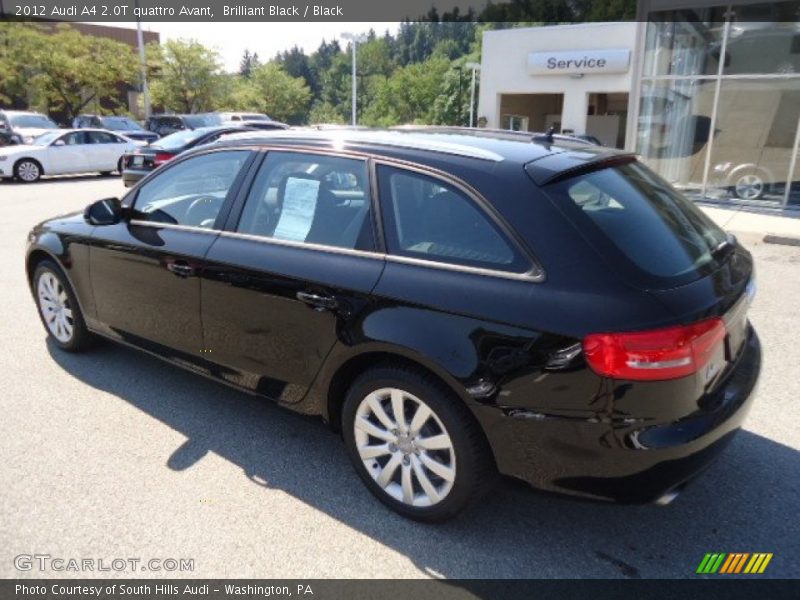 Brilliant Black / Black 2012 Audi A4 2.0T quattro Avant