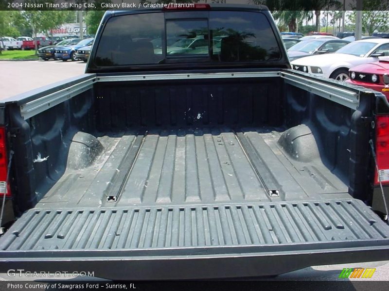 Galaxy Black / Graphite/Titanium 2004 Nissan Titan SE King Cab