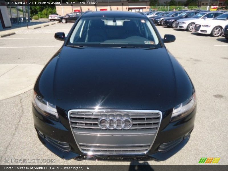 Brilliant Black / Black 2012 Audi A4 2.0T quattro Avant