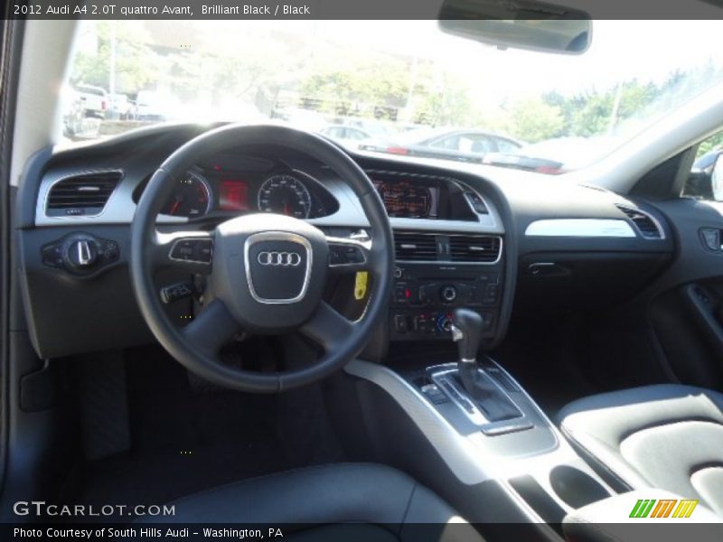 Brilliant Black / Black 2012 Audi A4 2.0T quattro Avant