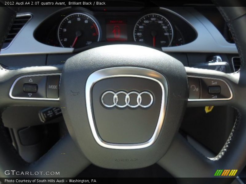 Brilliant Black / Black 2012 Audi A4 2.0T quattro Avant