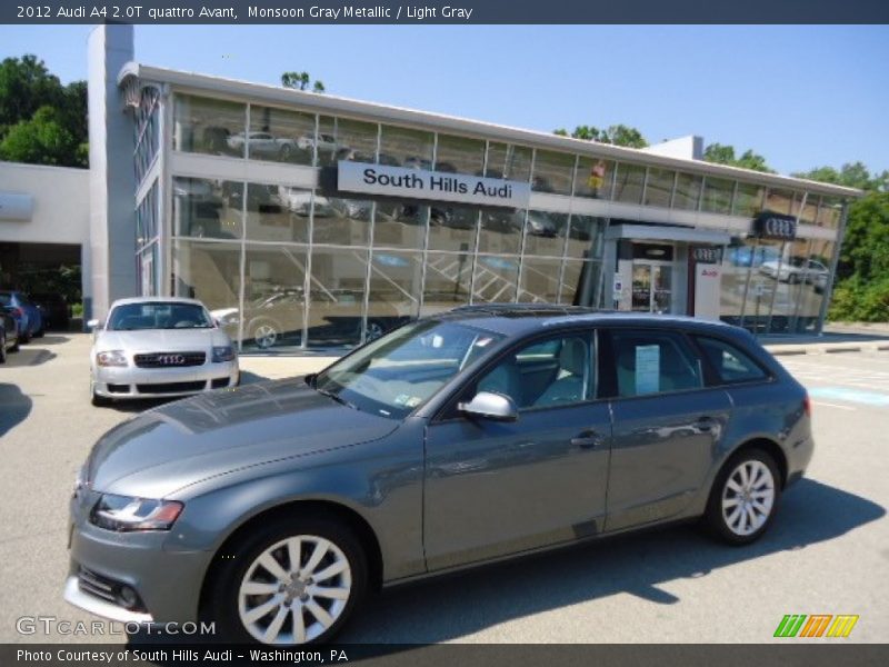 Monsoon Gray Metallic / Light Gray 2012 Audi A4 2.0T quattro Avant