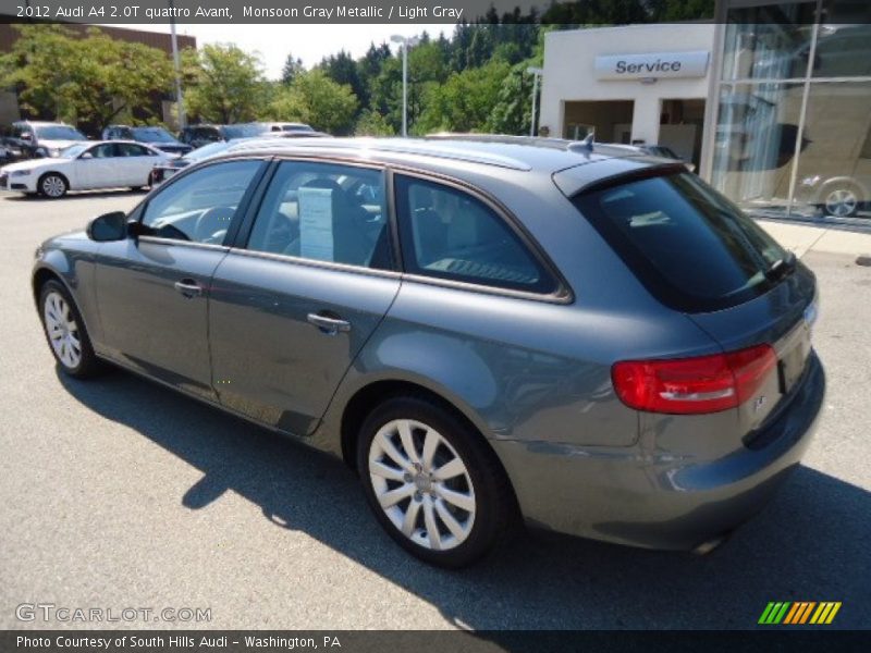 Monsoon Gray Metallic / Light Gray 2012 Audi A4 2.0T quattro Avant