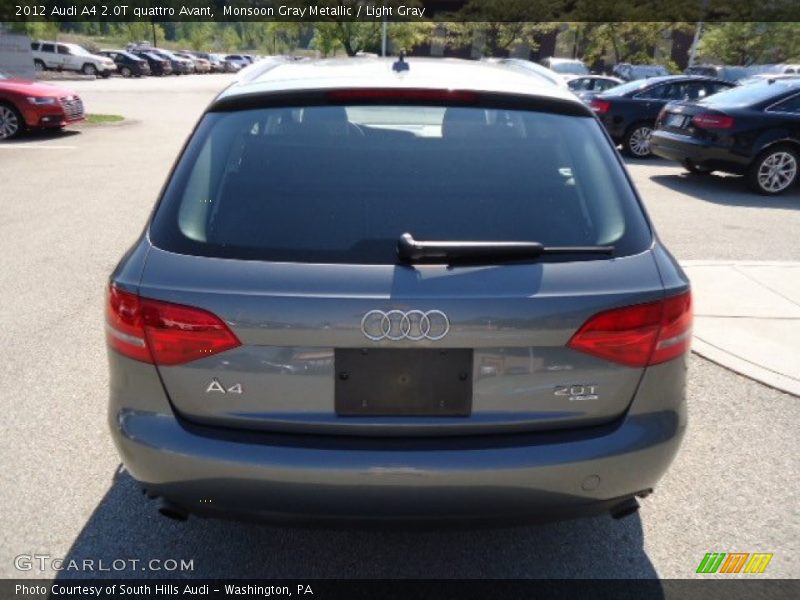 Monsoon Gray Metallic / Light Gray 2012 Audi A4 2.0T quattro Avant