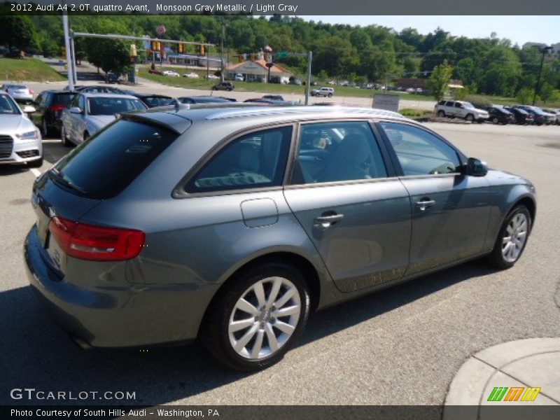Monsoon Gray Metallic / Light Gray 2012 Audi A4 2.0T quattro Avant