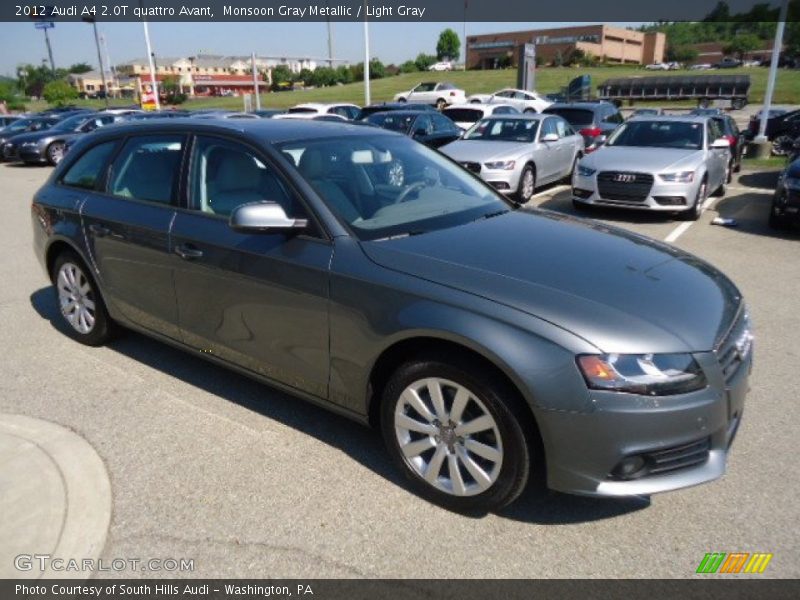 Monsoon Gray Metallic / Light Gray 2012 Audi A4 2.0T quattro Avant
