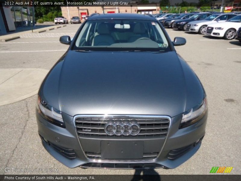 Monsoon Gray Metallic / Light Gray 2012 Audi A4 2.0T quattro Avant