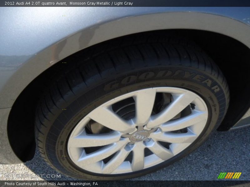 Monsoon Gray Metallic / Light Gray 2012 Audi A4 2.0T quattro Avant